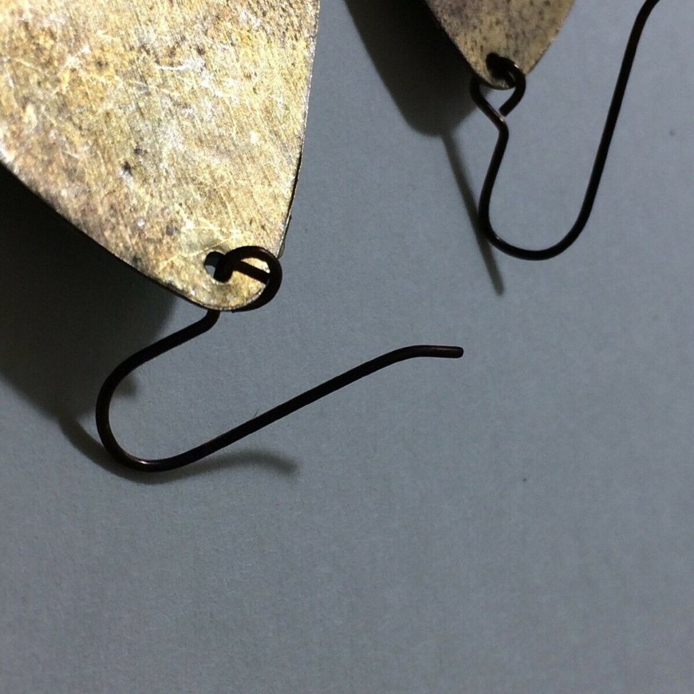 Rare Earrings Mod Retro Art Painting Studio L102 - Picture 8 of 11